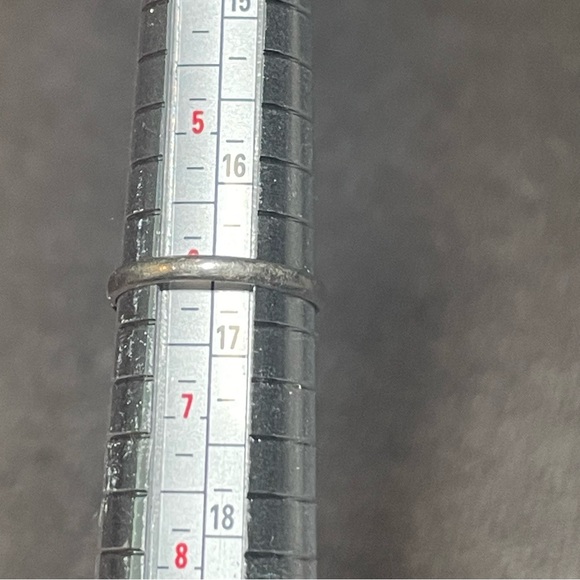 Amethyst Glass Oval Cable Rim Sterling Silver Ring - Picture 6 of 6